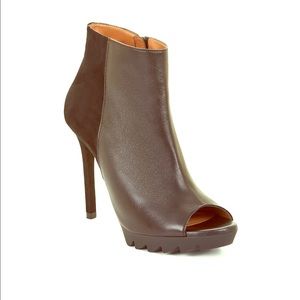 BCBGMaxazria Nevio Peep-Toe Bootie Size 9.5/39.5
